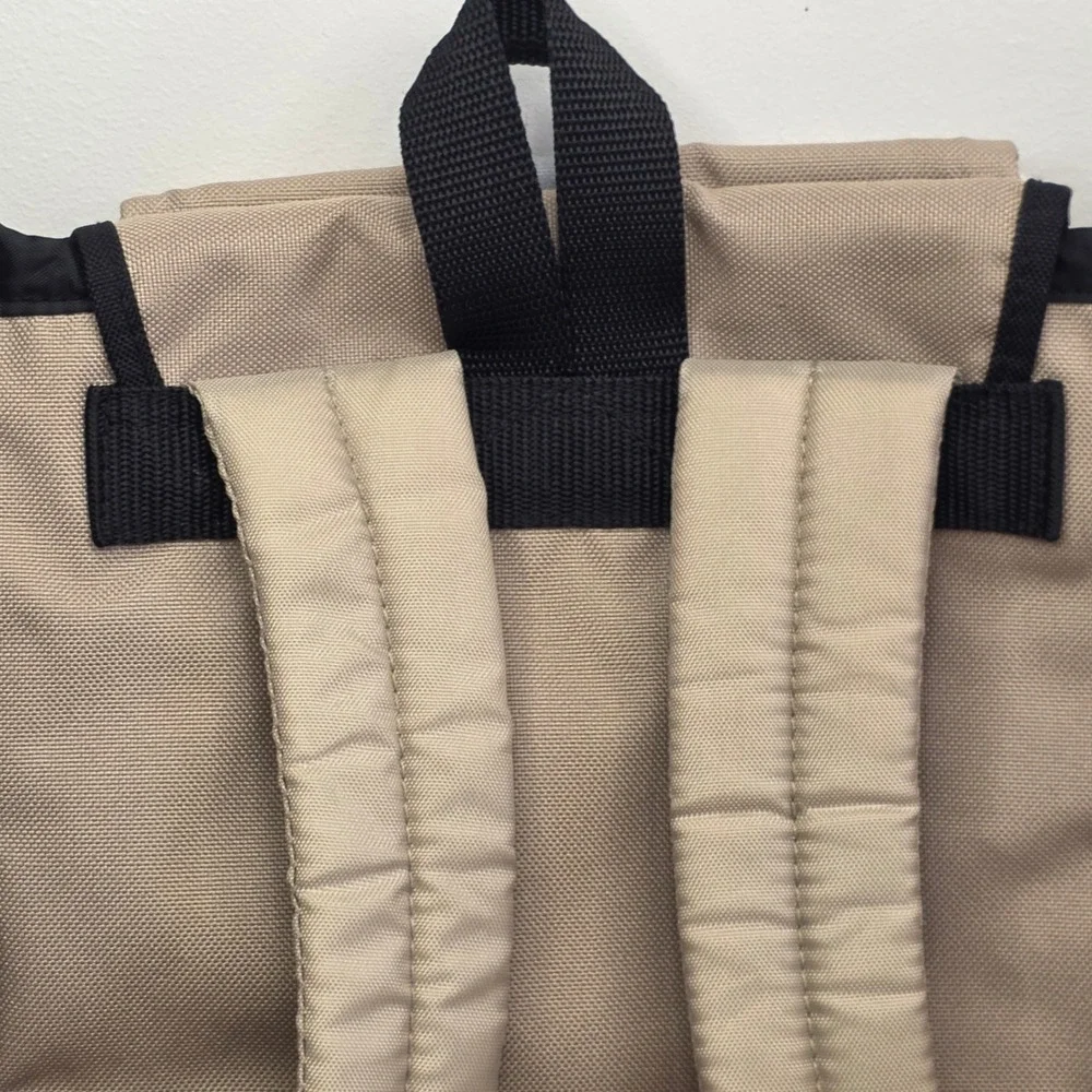 Vintage Eastsport Backpack Tan‎ Multipocket 90s Travel Hiking Daypack